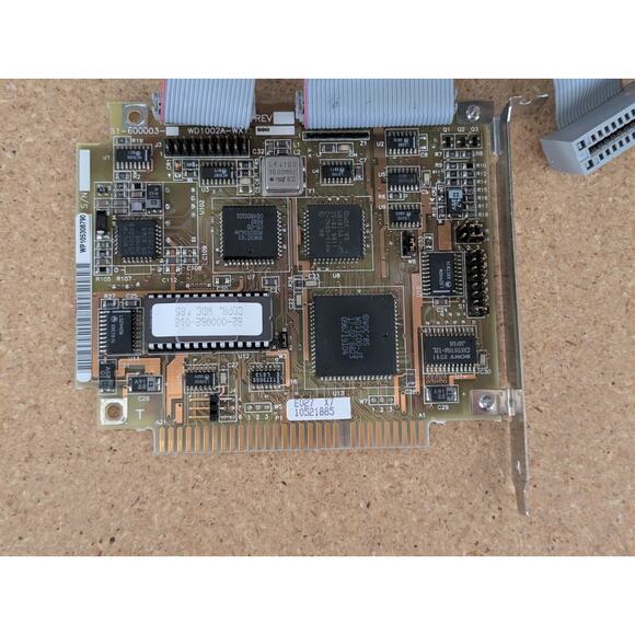 Vintage Western Digital WD1002A-WX1 MFM Hard Drive Controller 8-Bit ISA - Picture 2 of 7